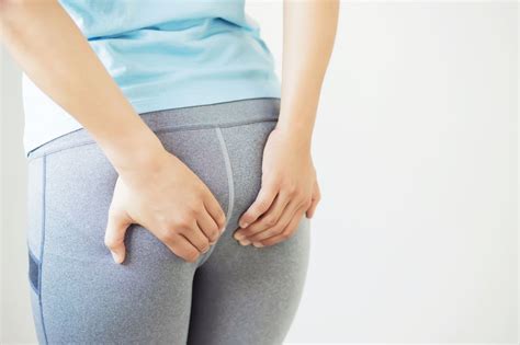 Dr. . Skin discoloration between buttocks